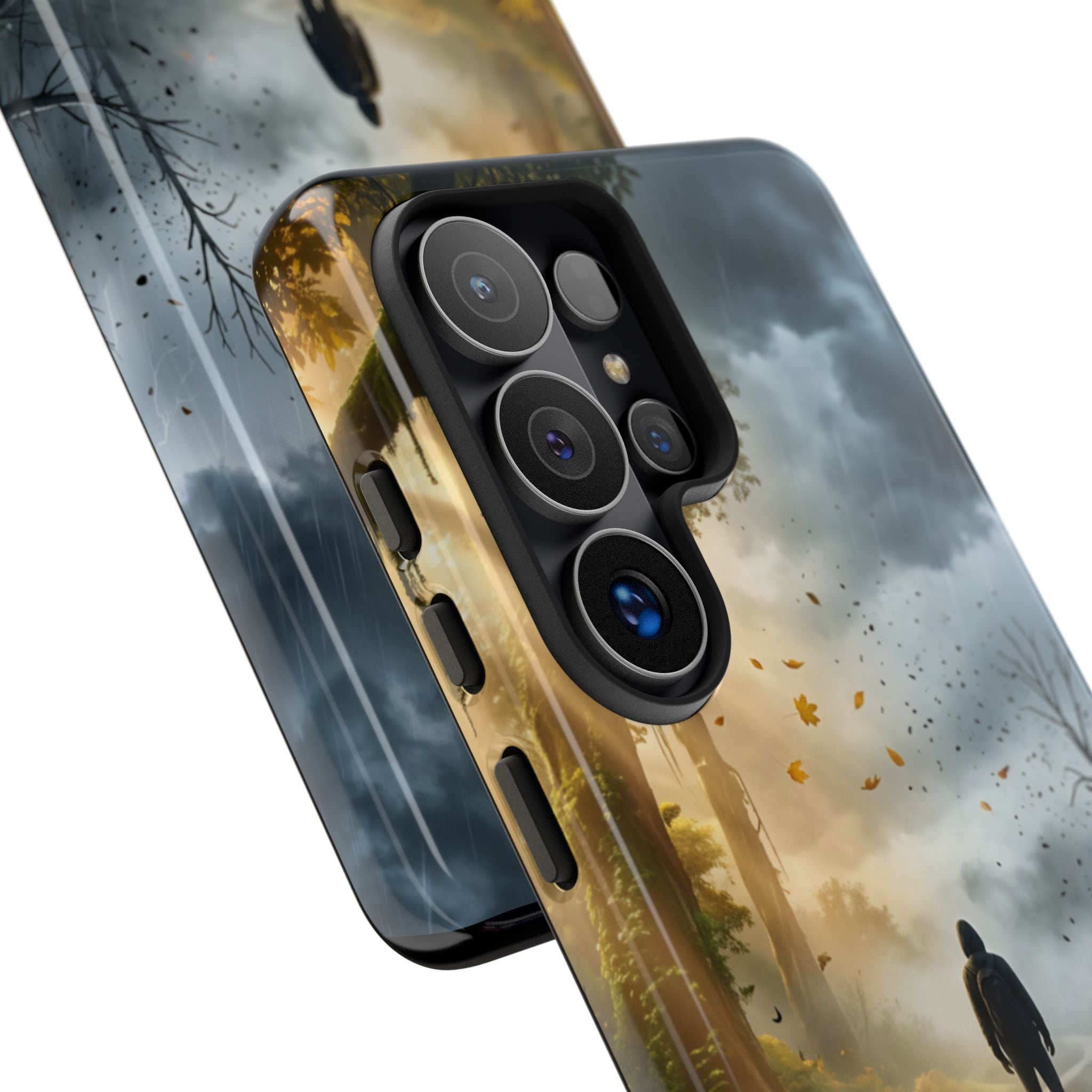 Contrasting Light/Dark Art - Phone Case