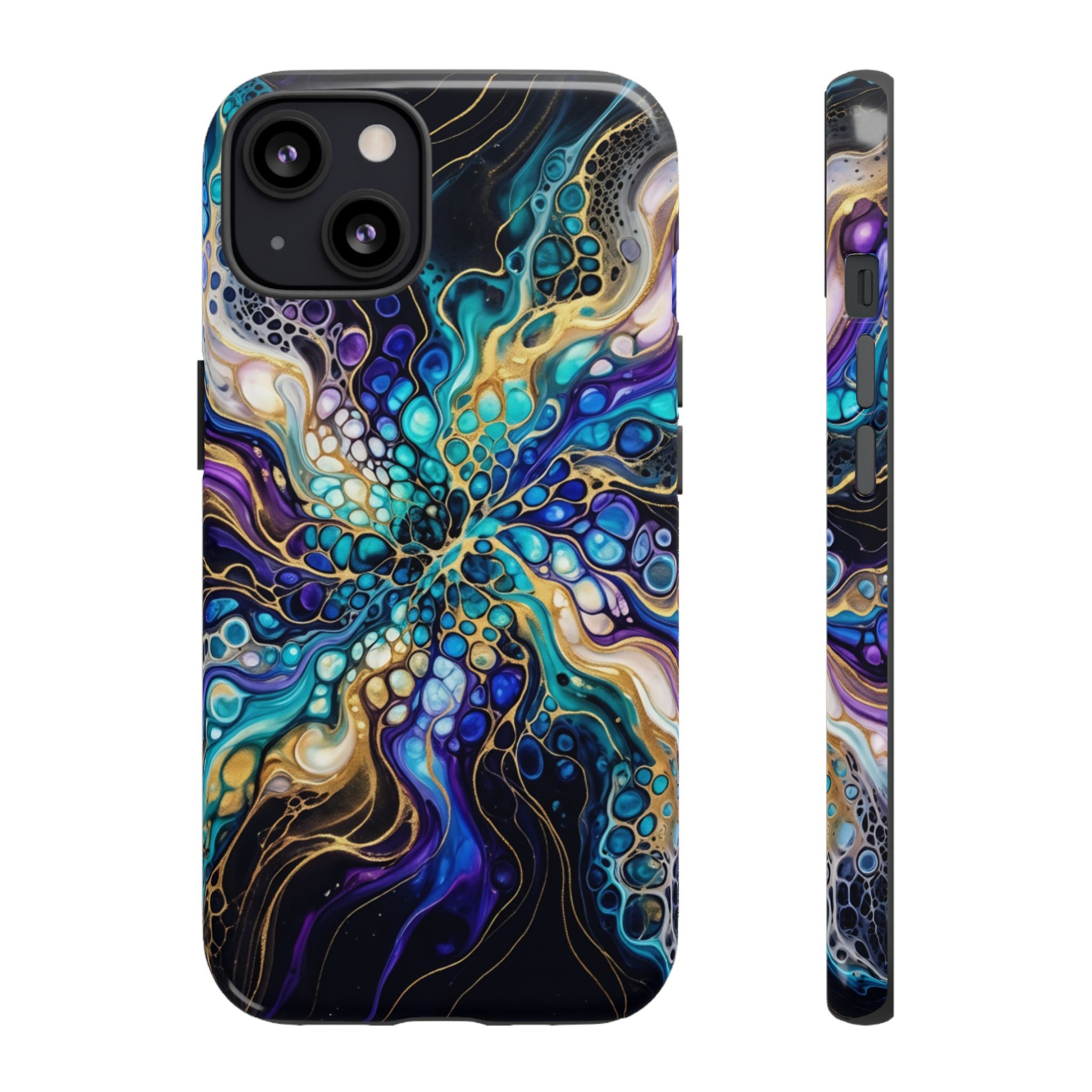 Liquid Cosmos Bloom - Phone Case