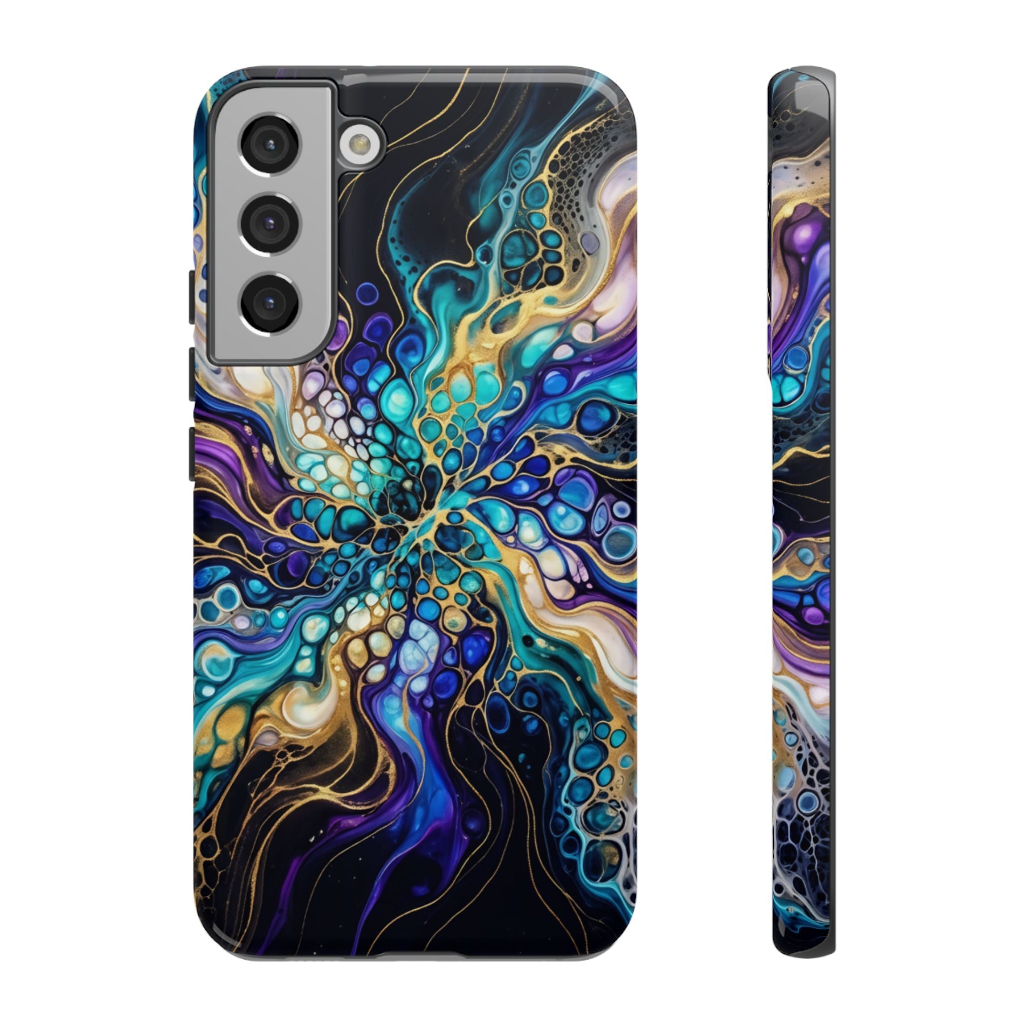 Liquid Cosmos Bloom - Phone Case