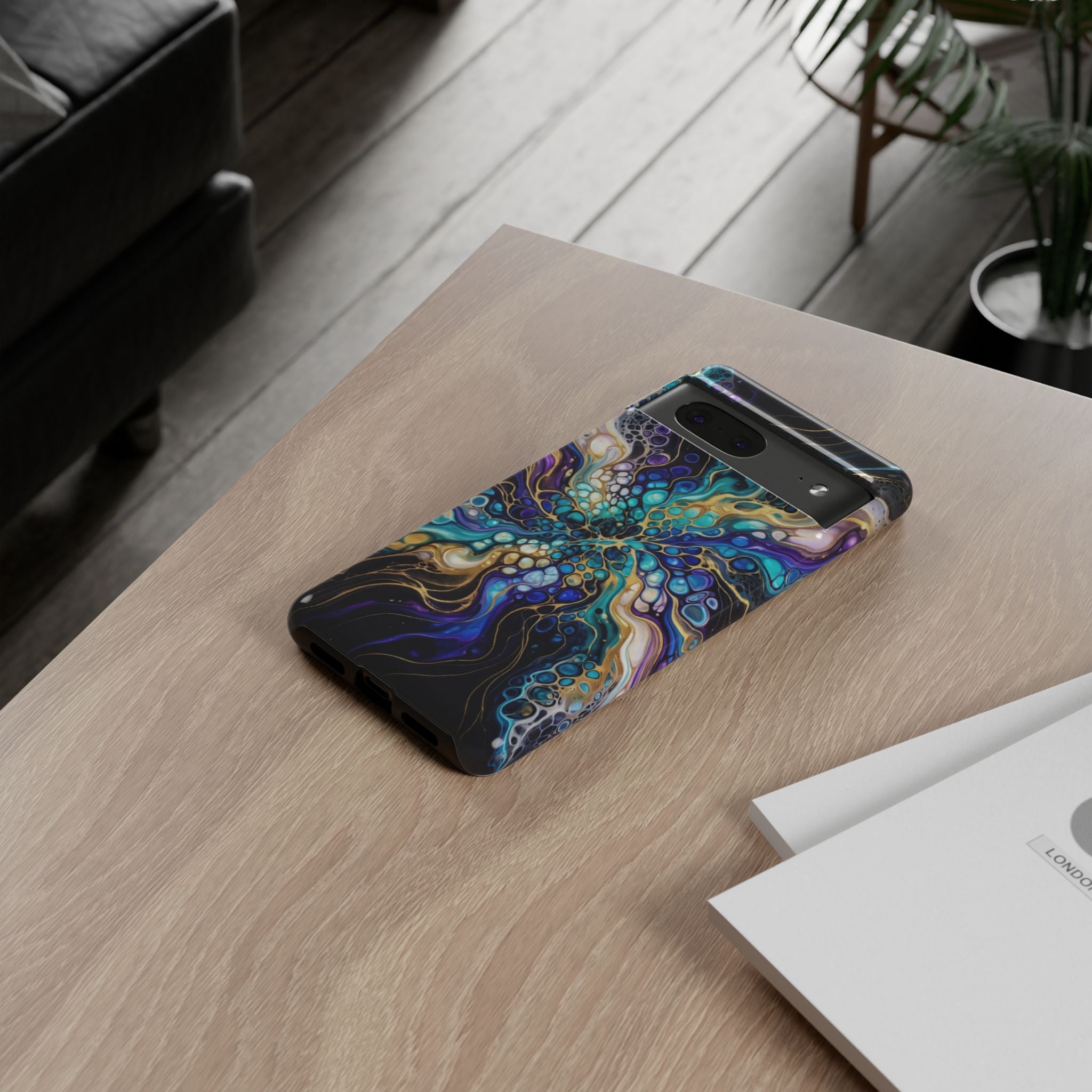 Liquid Cosmos Bloom - Phone Case