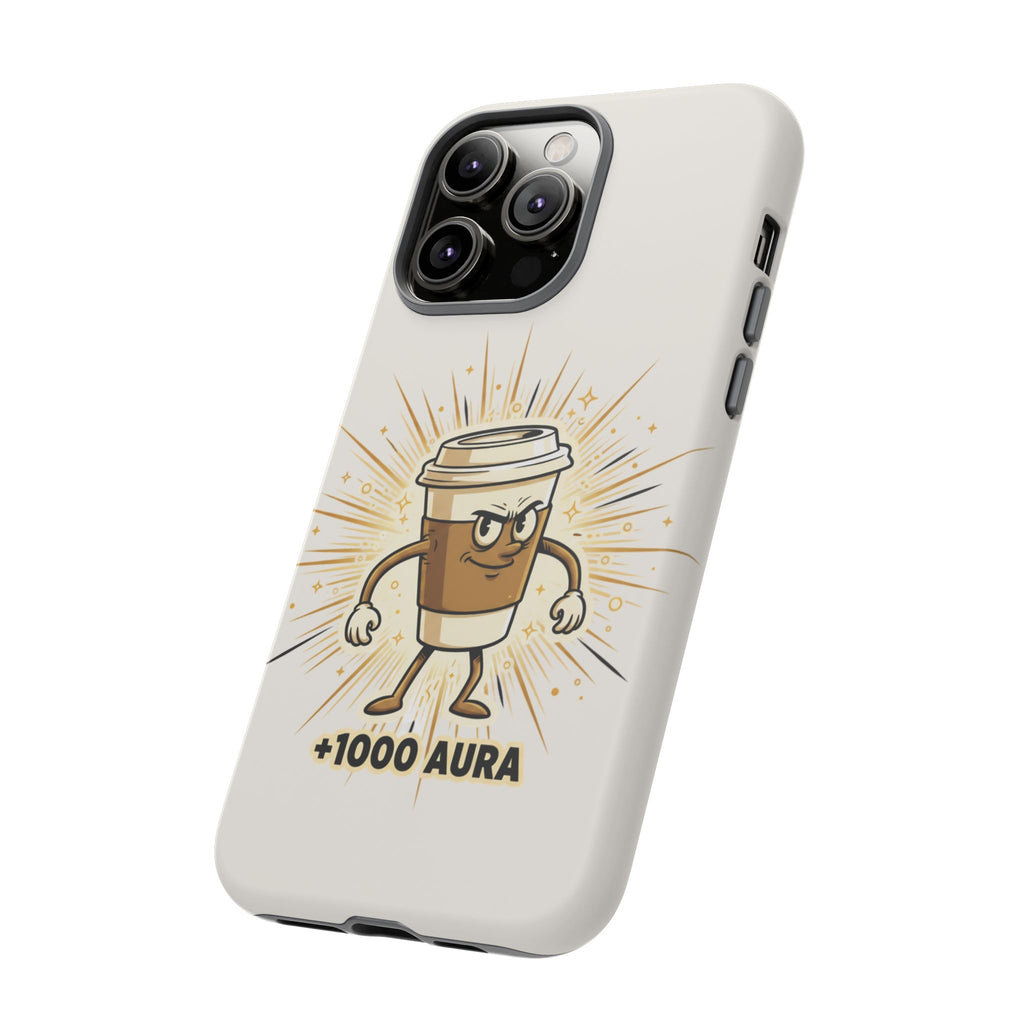 Coffee +1000 Aura - Phone Case