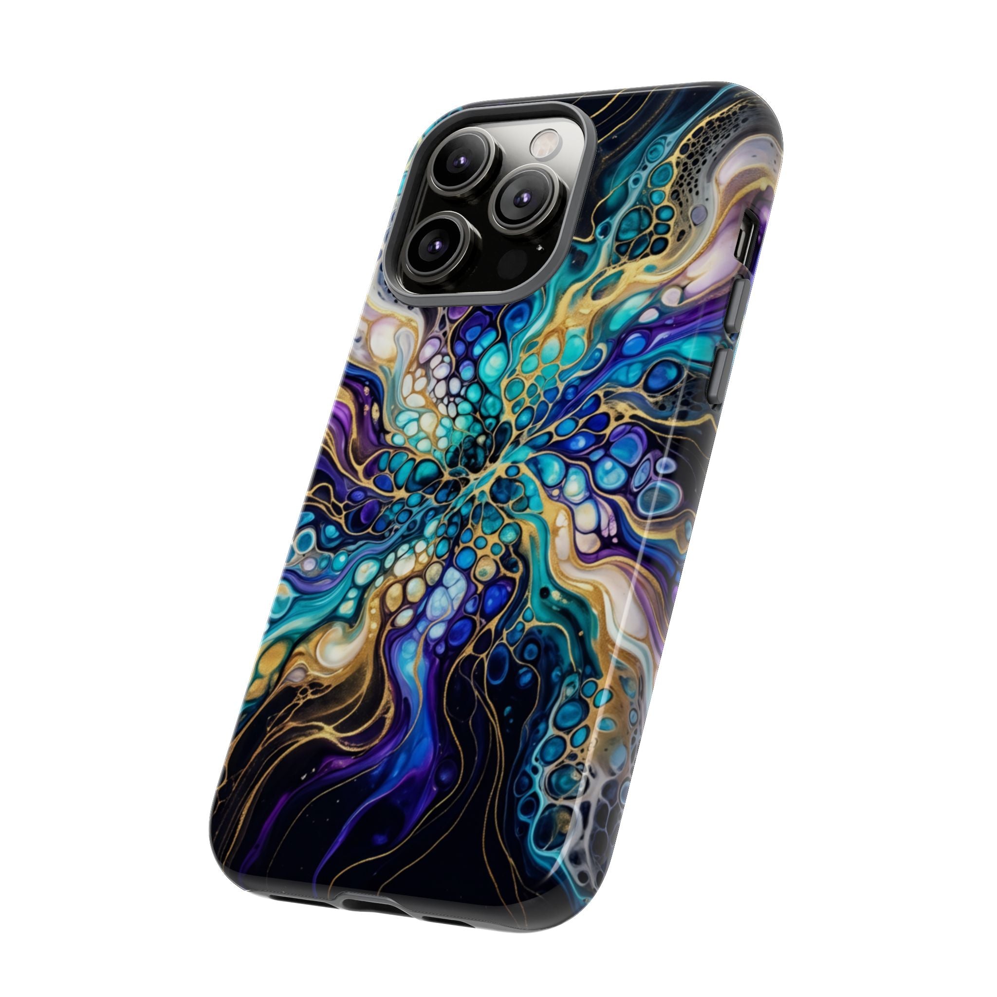 Liquid Cosmos Bloom - Phone Case