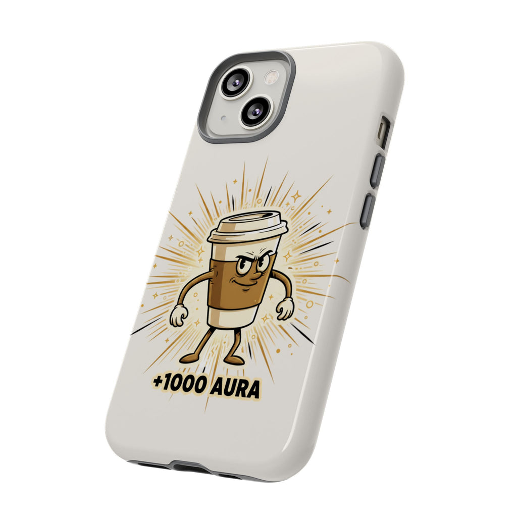 Coffee +1000 Aura - Phone Case