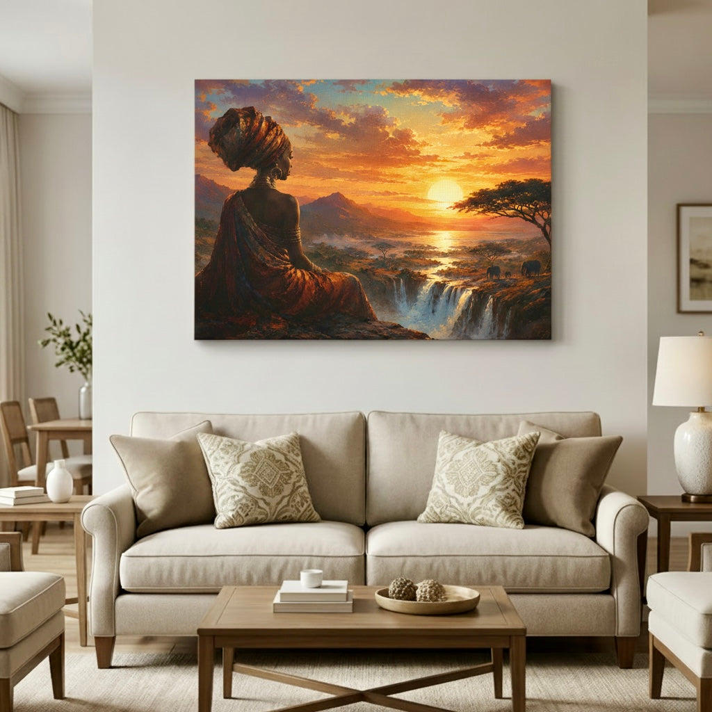 Nigeria Dream Landscape Matte Canvas