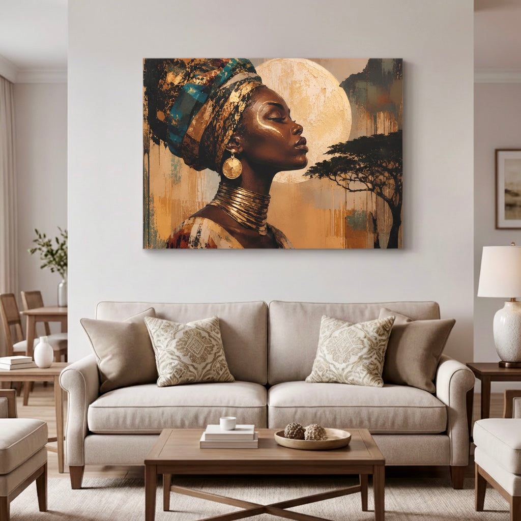 Nigerian Queen Matte Canvas