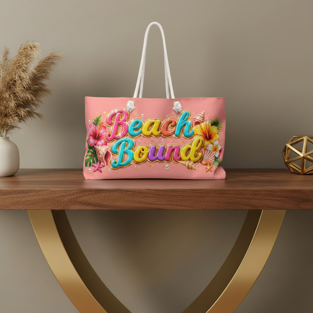 Beach Bound Weekender Bag Tote