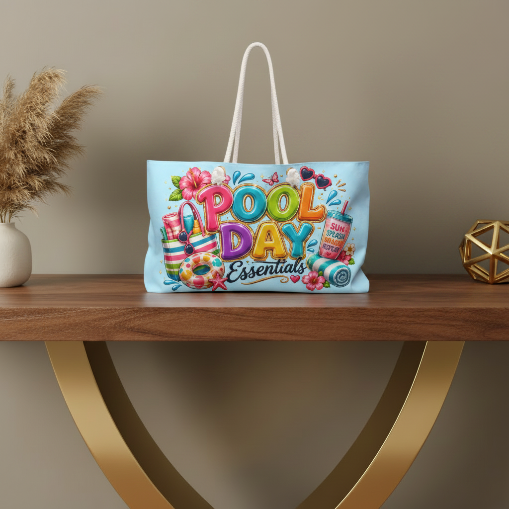 Pool Day Weekender Bag Tote