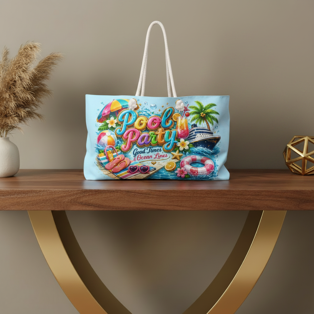 Pool Party Weekender Bag Tote