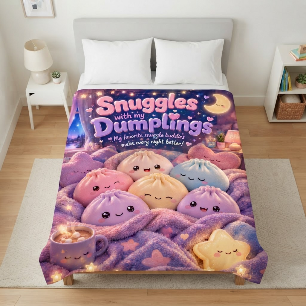 Dumplings- Arctic Fleece Blanket