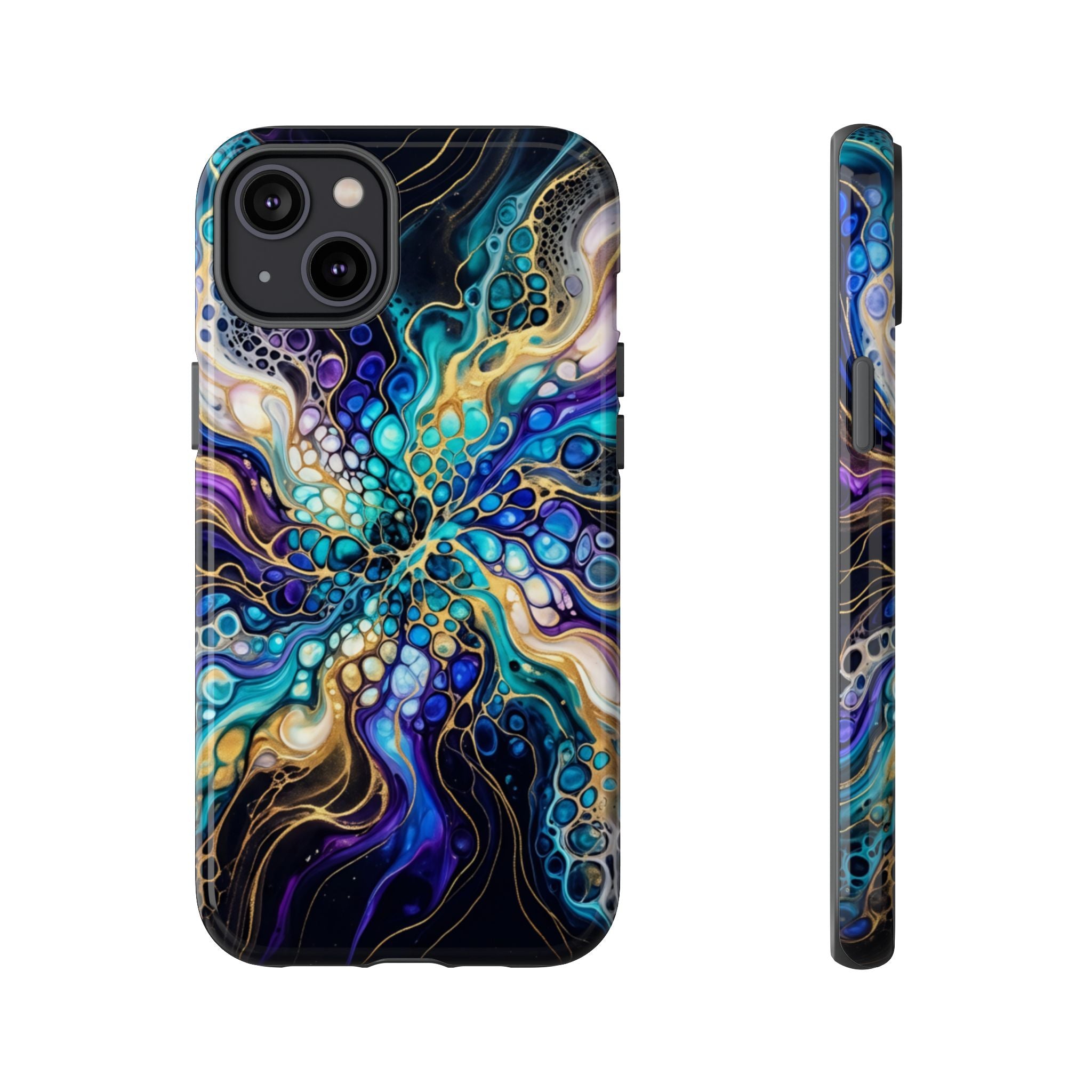 Liquid Cosmos Bloom - Phone Case