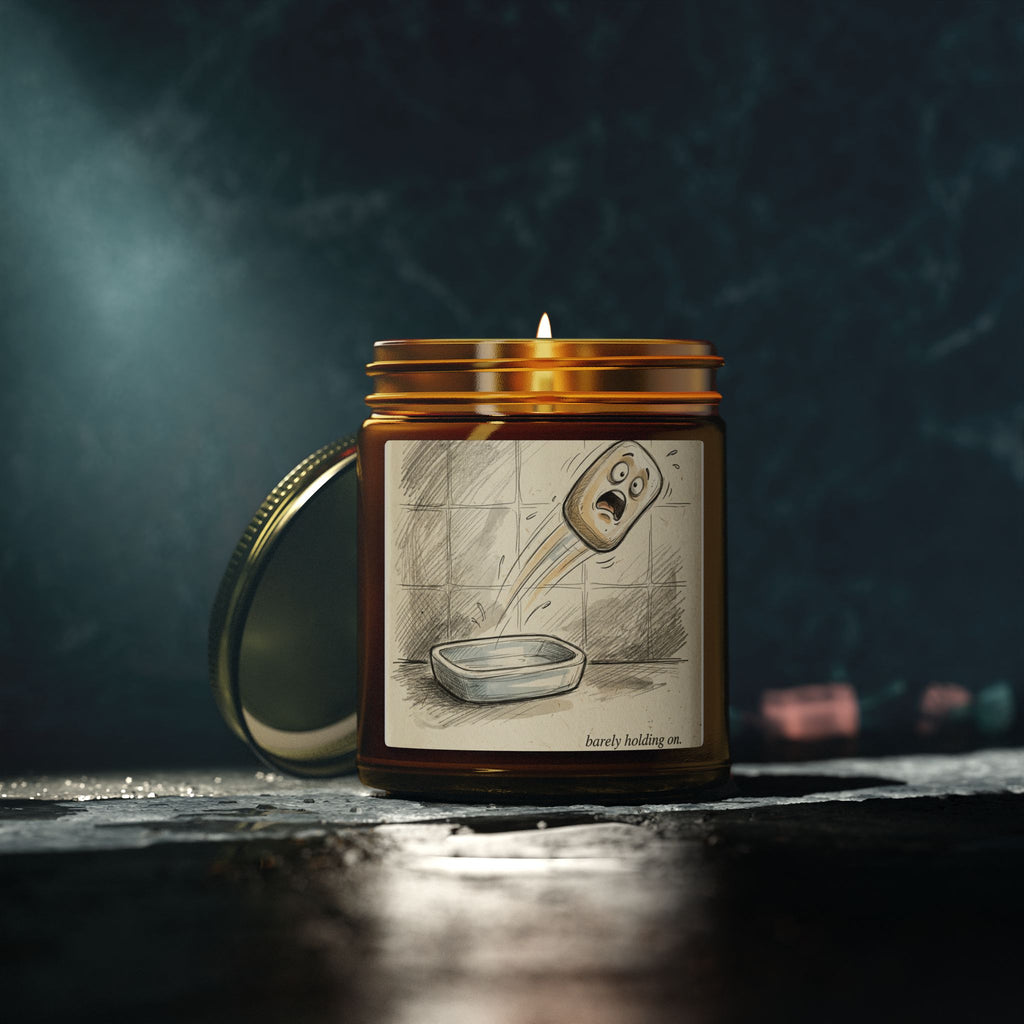 Bathroom Soap Humor Candle