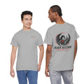 Moving Company White/Grey Logo Tee — "Black Buzzard Moving Co." Graphic T-Shirt