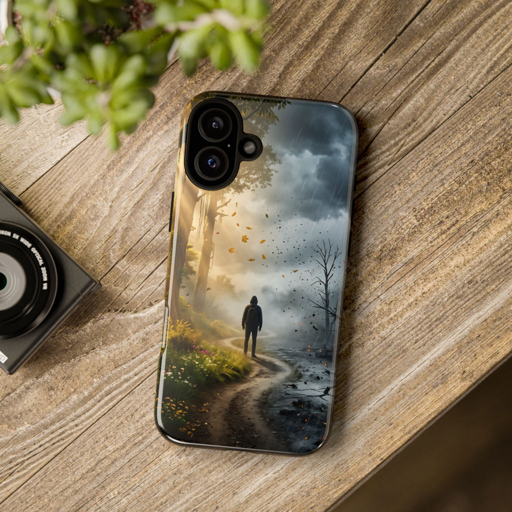 Contrasting Light/Dark Art - Phone Case