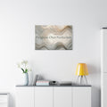 Progress Over Perfection Canvas | Inspirational Wall Art, Neutral Abstract