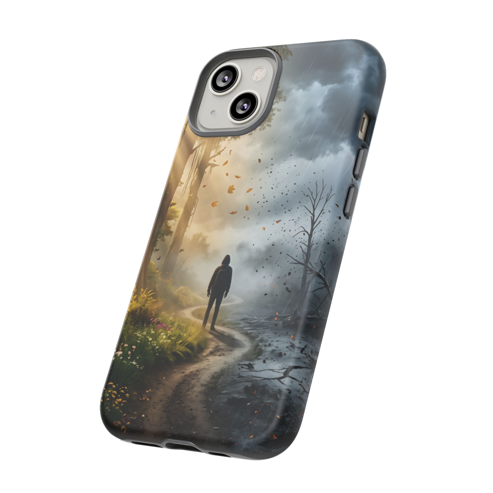 Contrasting Light/Dark Art - Phone Case