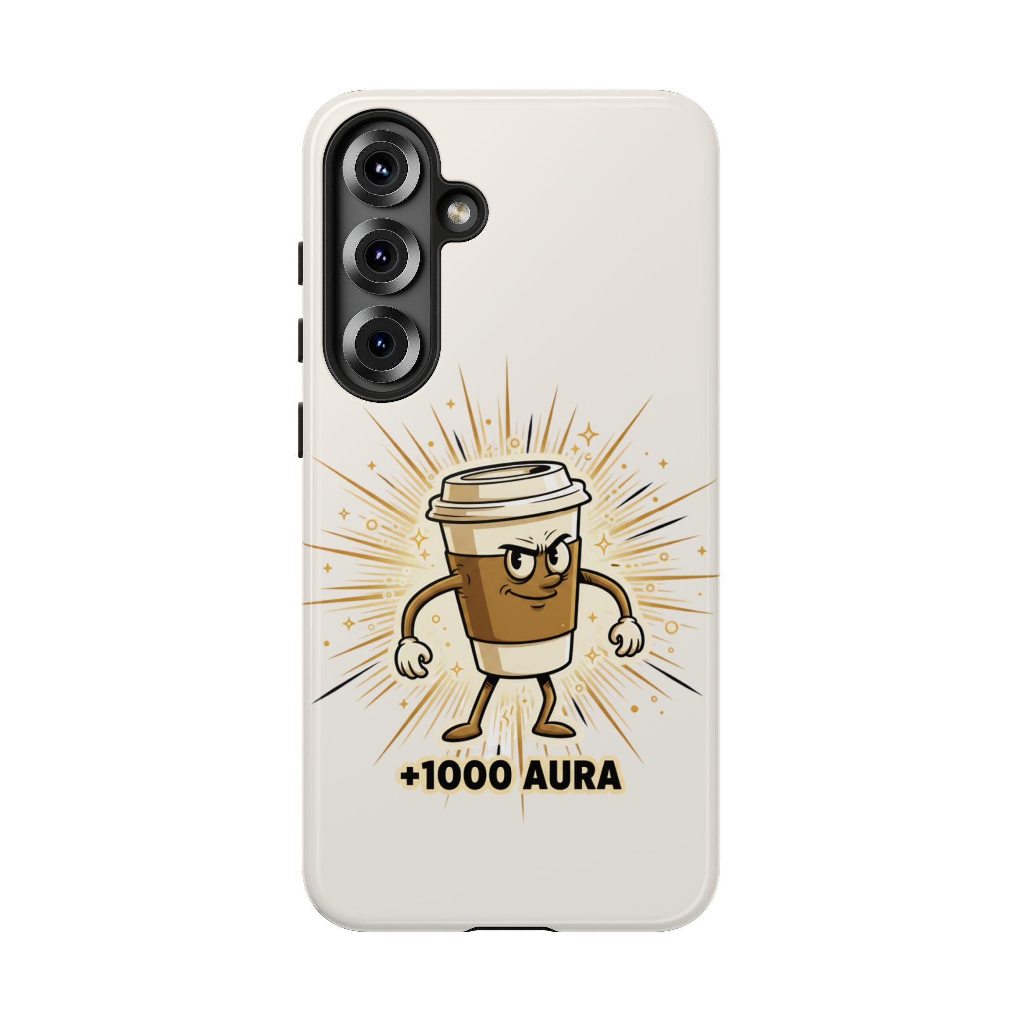 Coffee +1000 Aura - Phone Case
