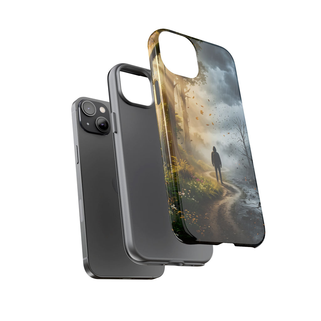 Contrasting Light/Dark Art - Phone Case