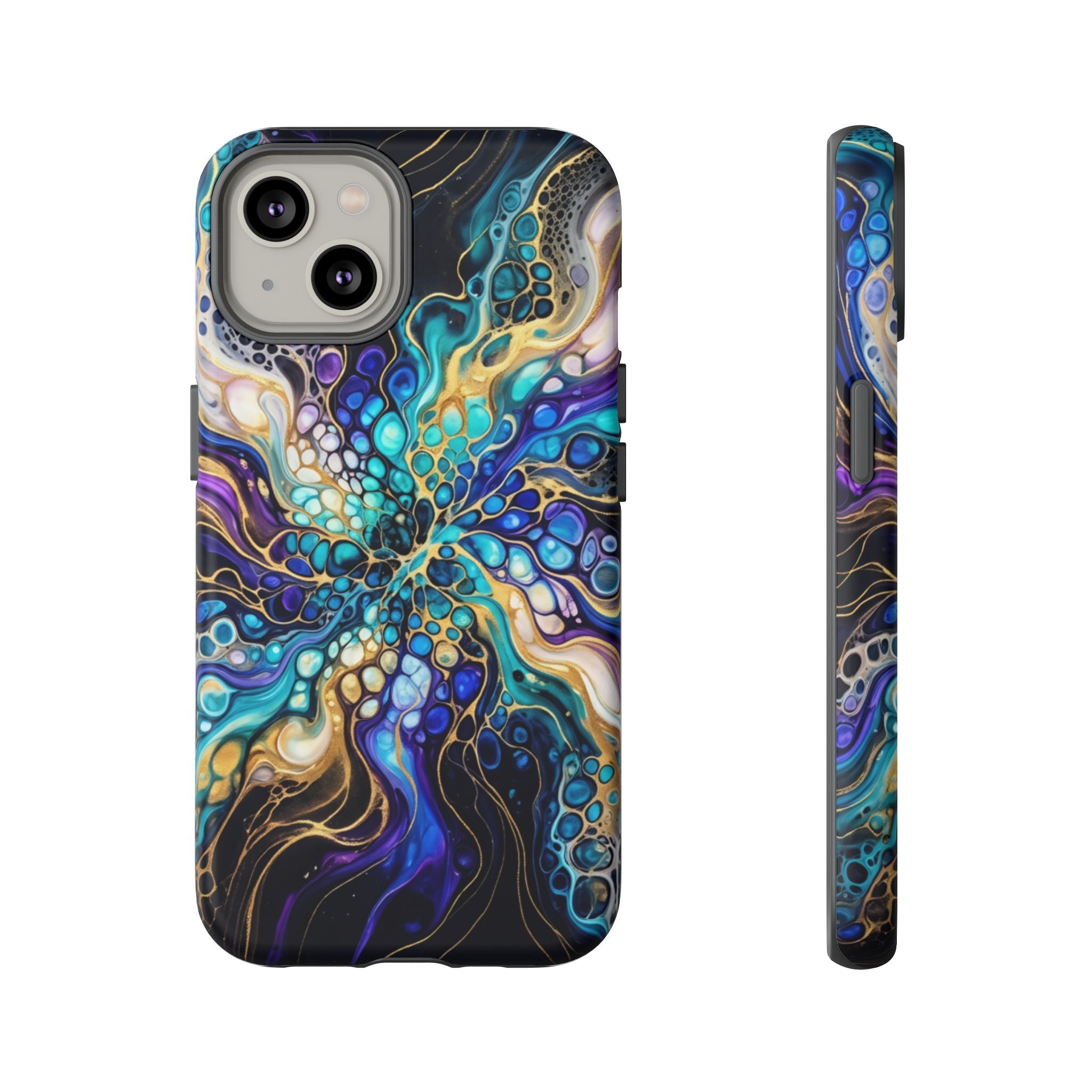 Liquid Cosmos Bloom - Phone Case