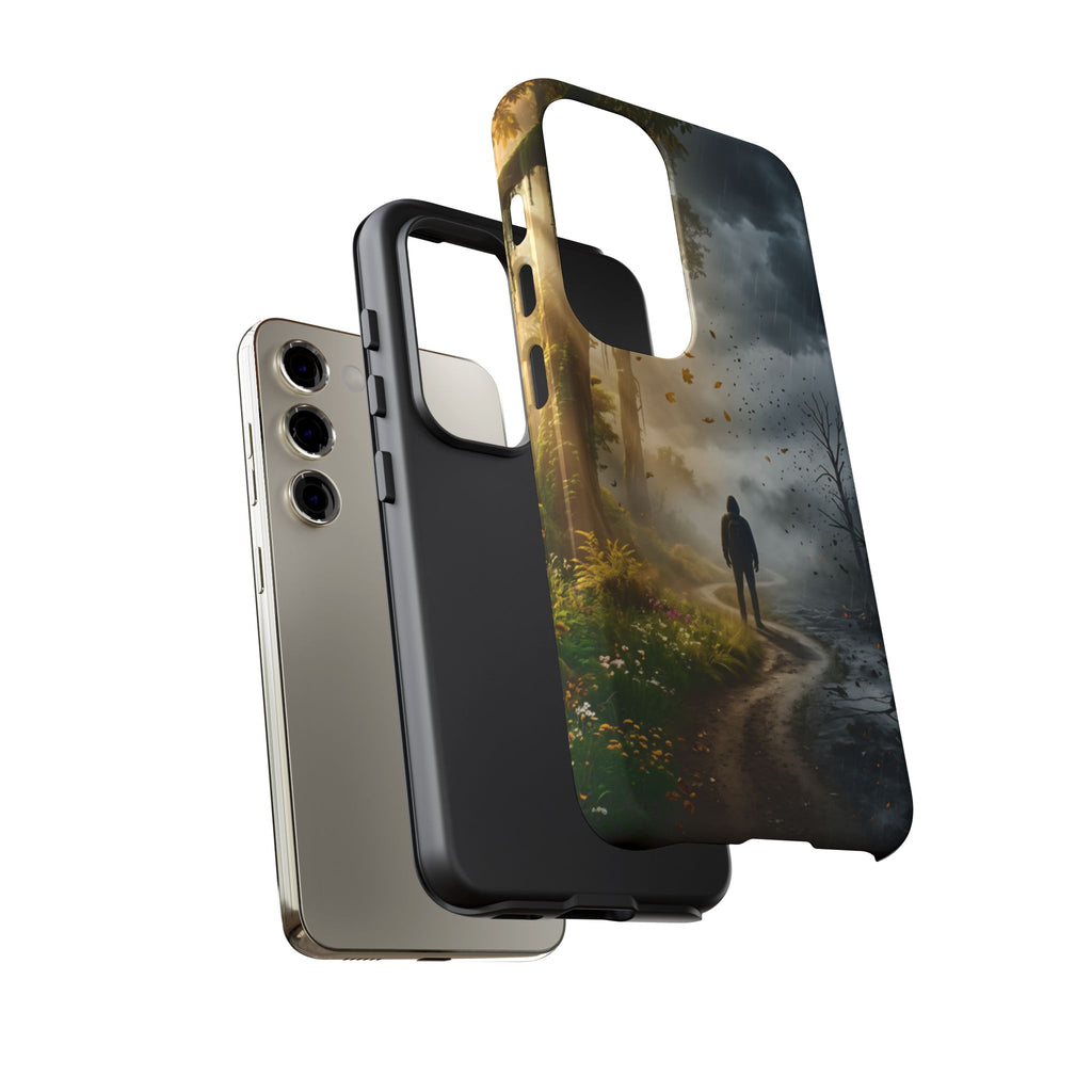 Contrasting Light/Dark Art - Phone Case