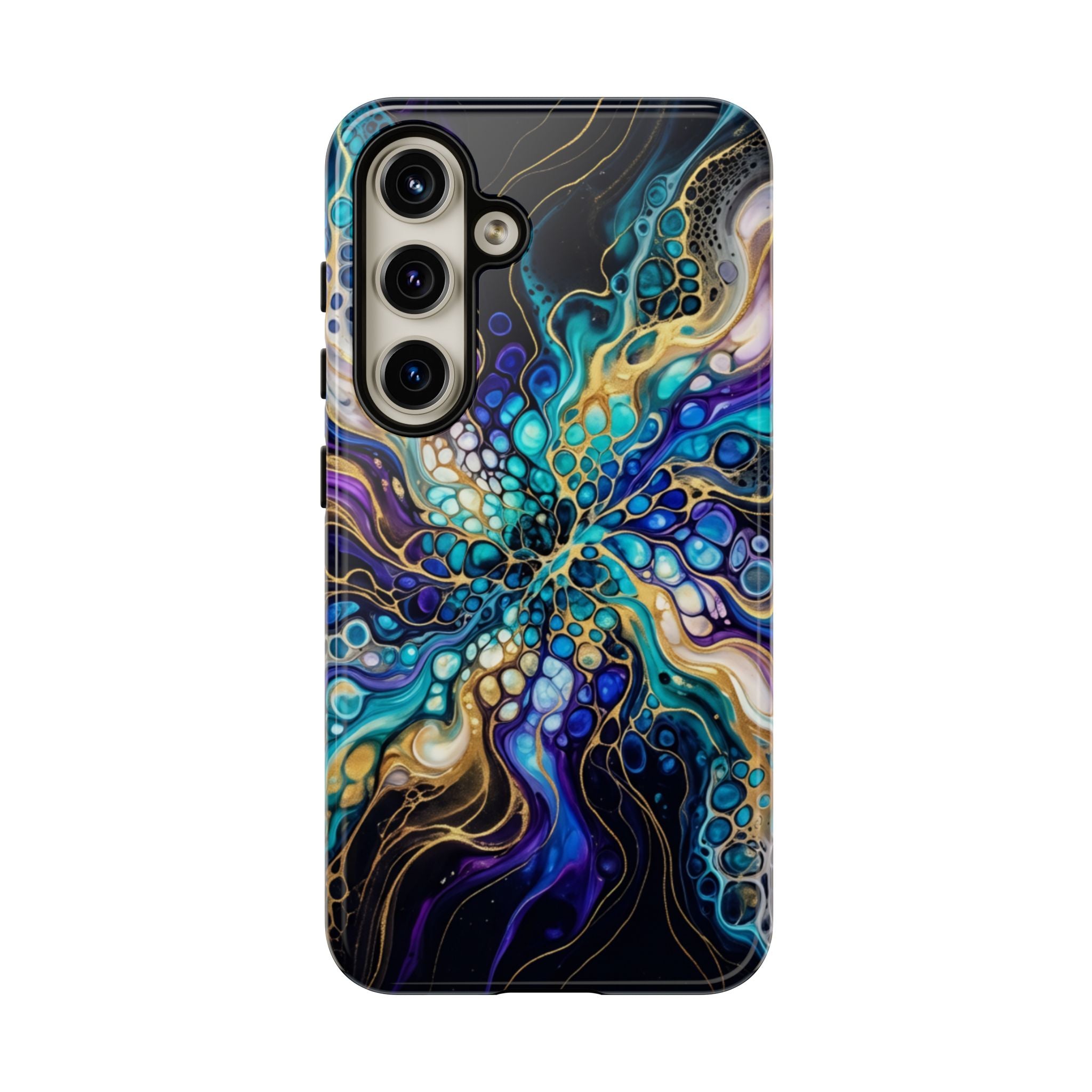 Liquid Cosmos Bloom - Phone Case