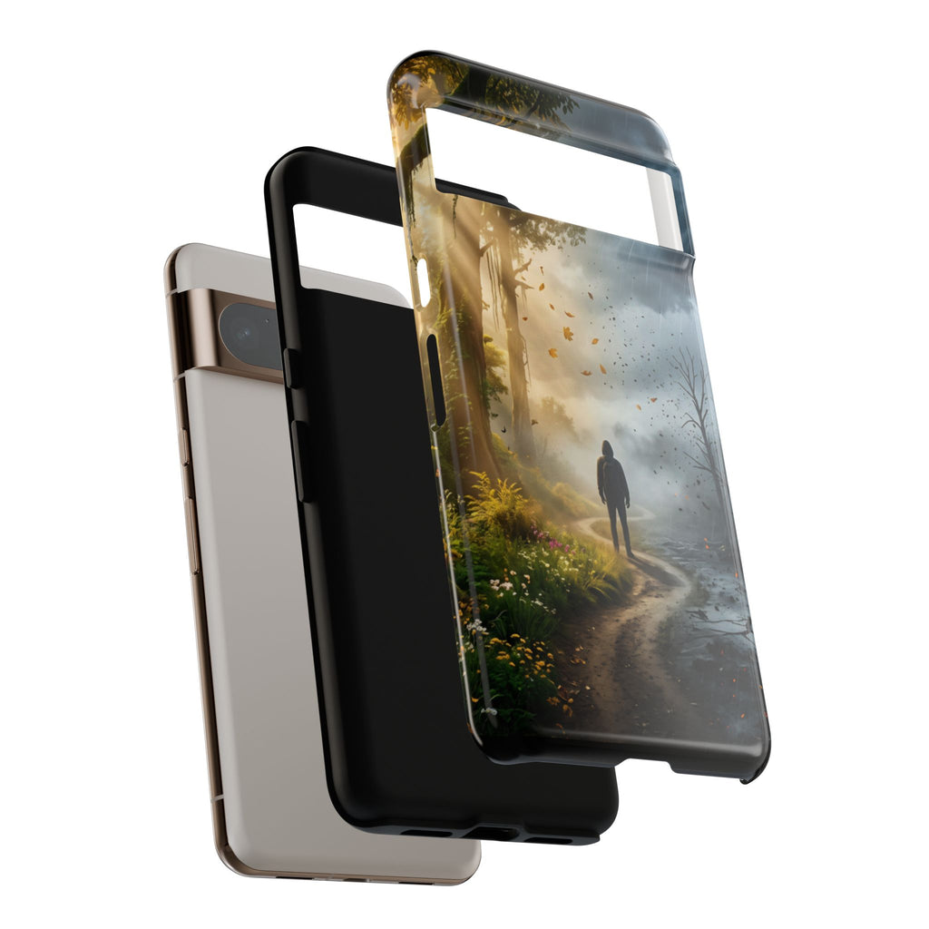 Contrasting Light/Dark Art - Phone Case