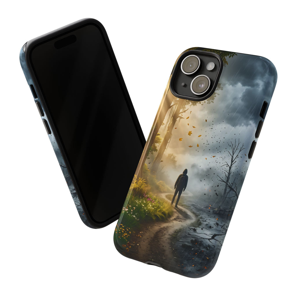 Contrasting Light/Dark Art - Phone Case