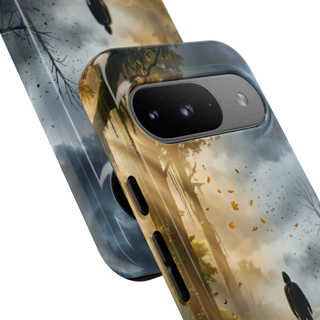 Contrasting Light/Dark Art - Phone Case