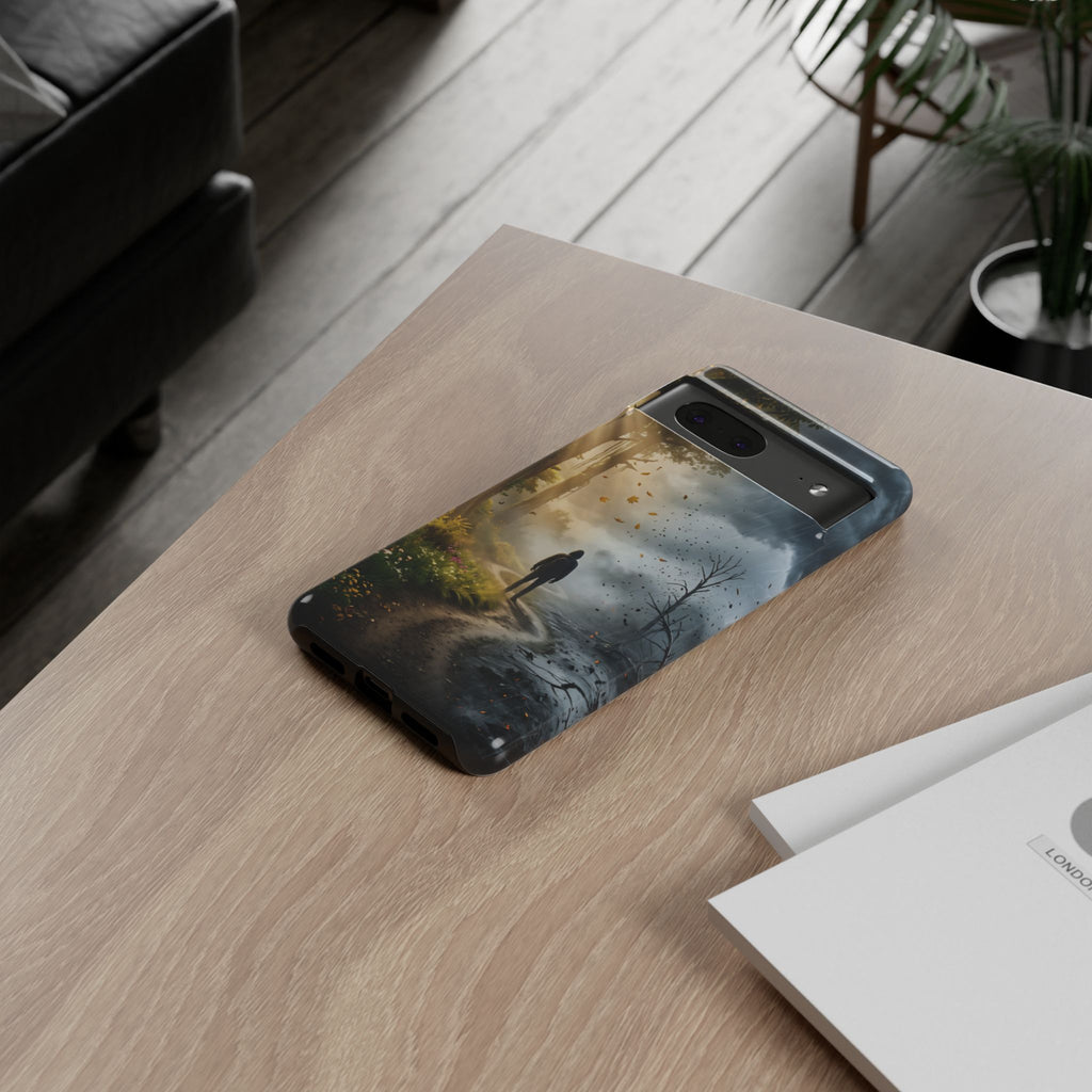 Contrasting Light/Dark Art - Phone Case