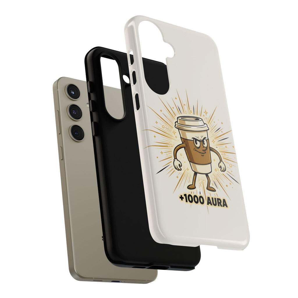 Coffee +1000 Aura - Phone Case
