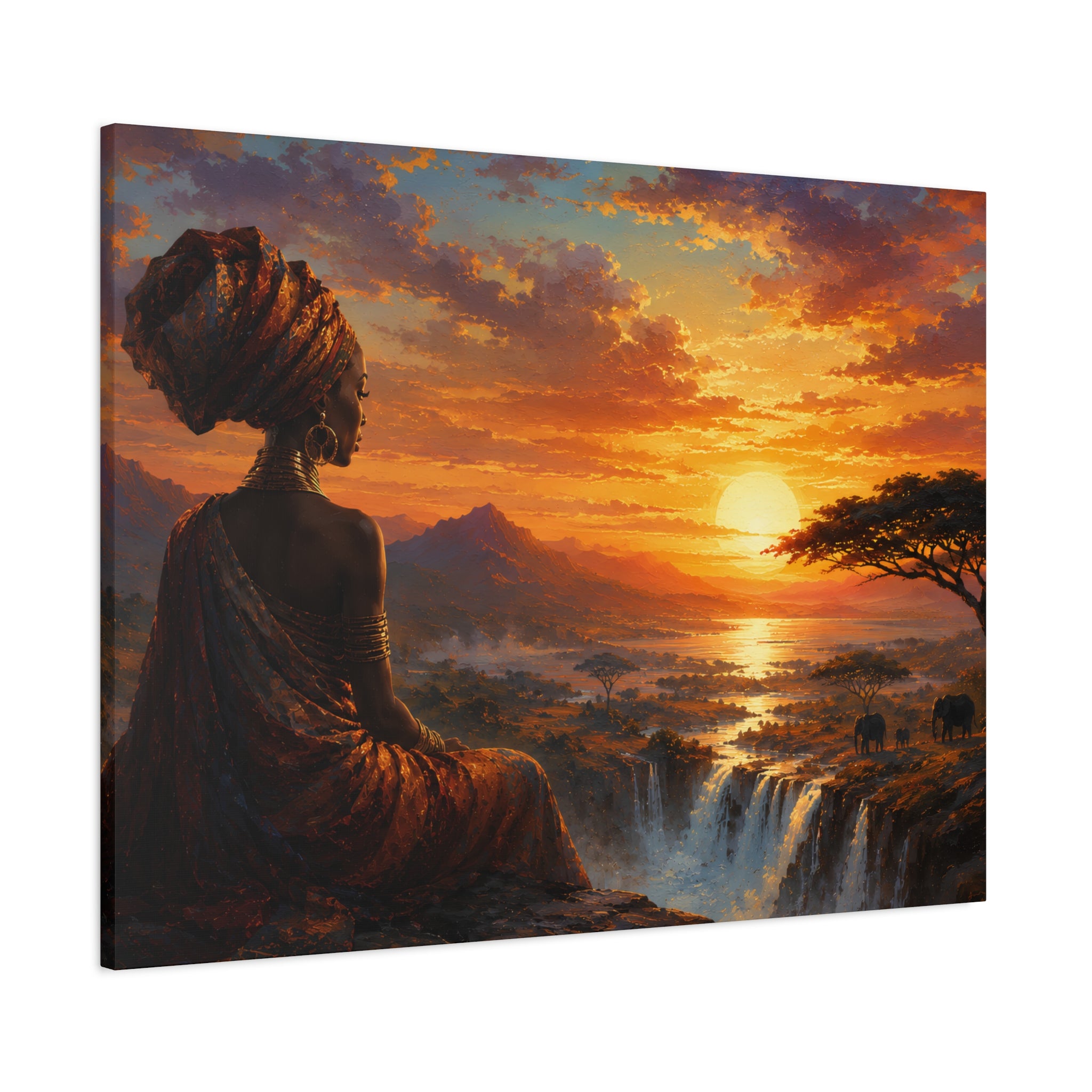 Nigeria Dream Landscape Matte Canvas