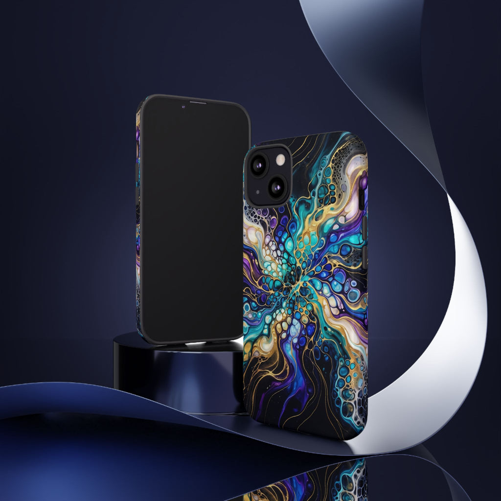 Liquid Cosmos Bloom - Phone Case
