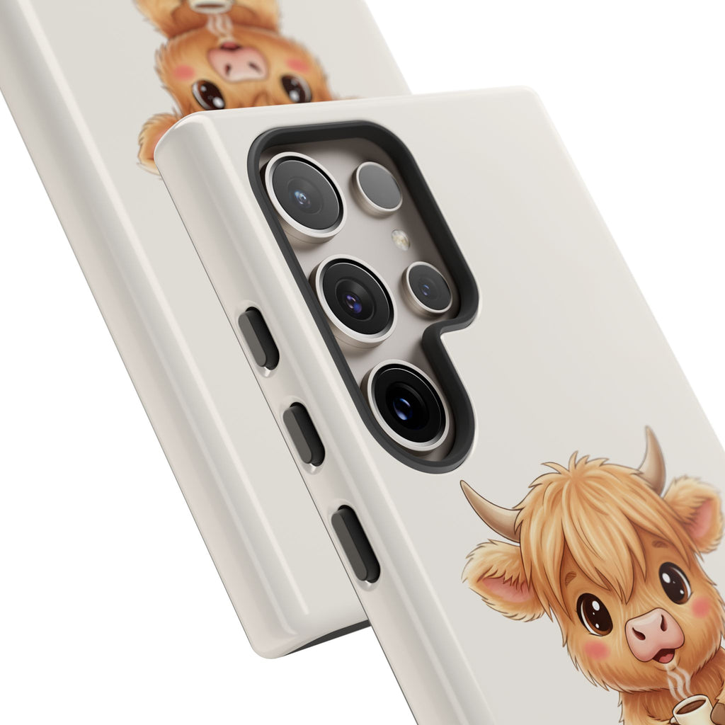 Highland Cow Phone Case — Don’t Talk to Me Design