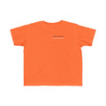 Toddler T‑Shirt — Orange ‘Black Buzzard’ Logo Tee (We Move What Matters)