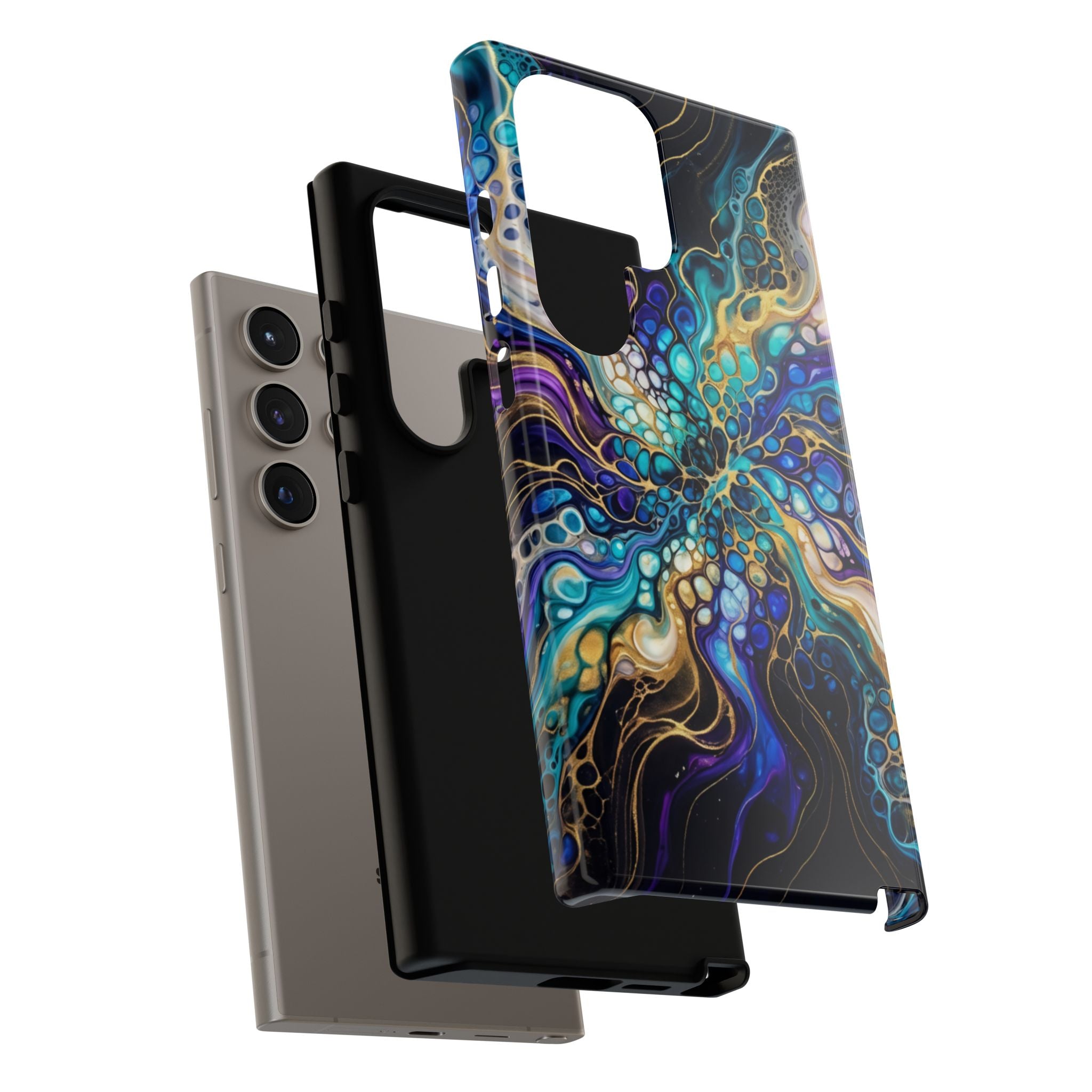 Liquid Cosmos Bloom - Phone Case
