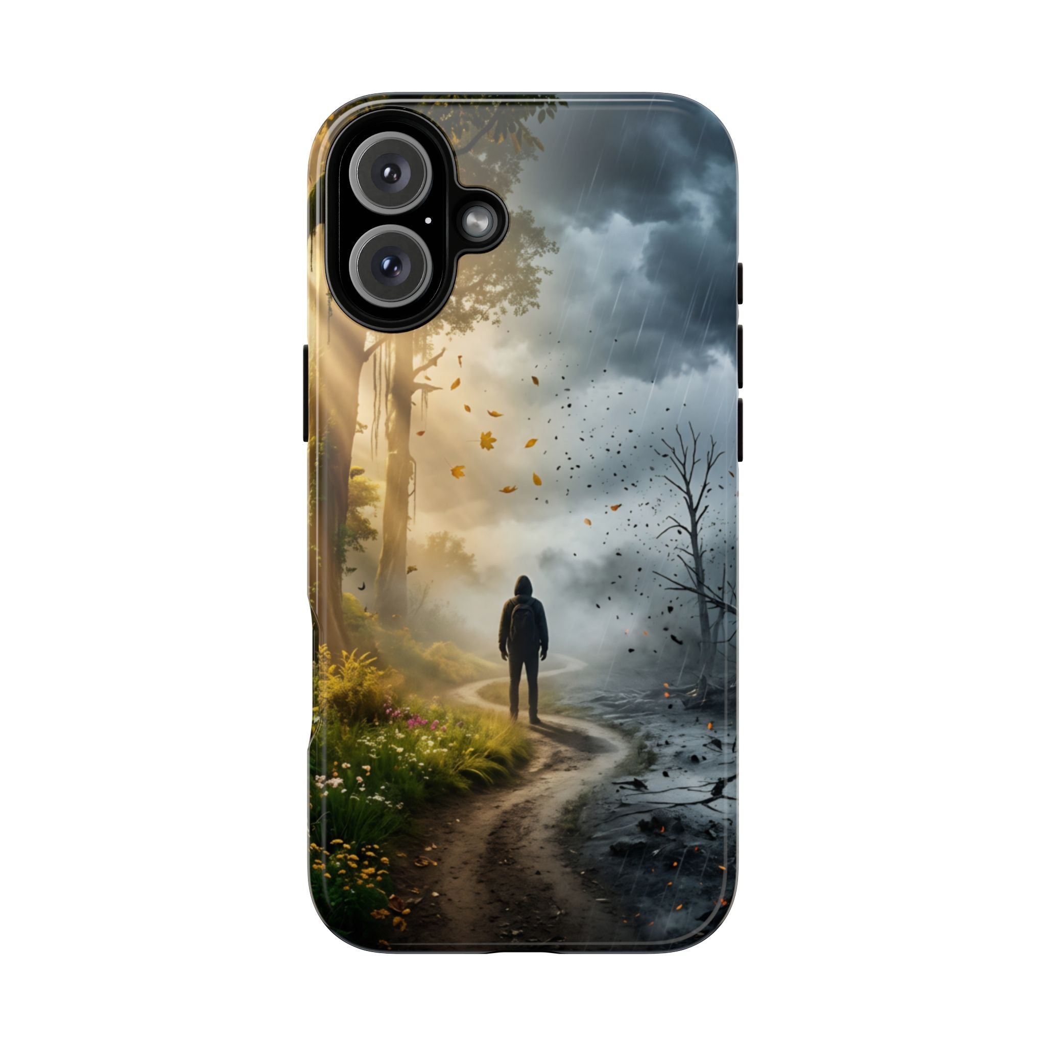 Contrasting Light/Dark Art - Phone Case