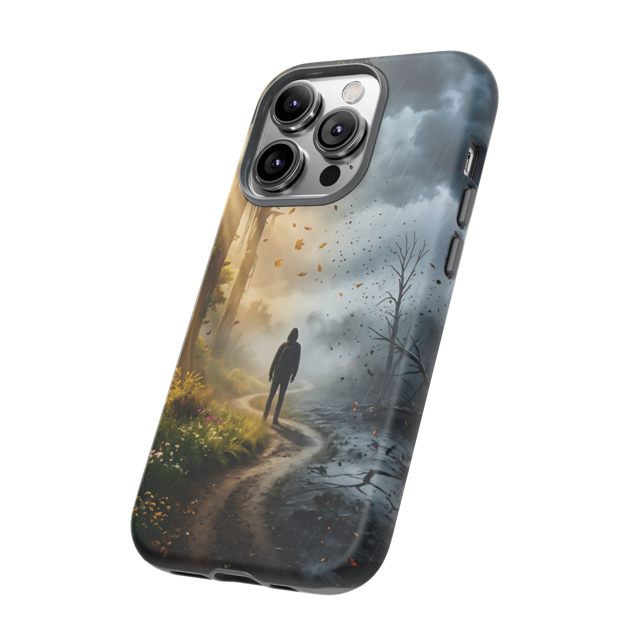 Contrasting Light/Dark Art - Phone Case