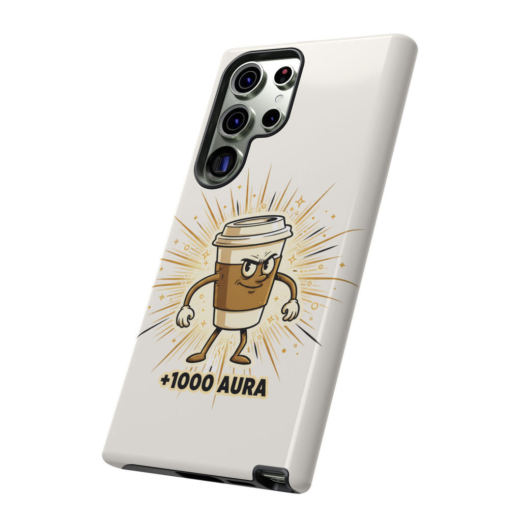 Coffee +1000 Aura - Phone Case