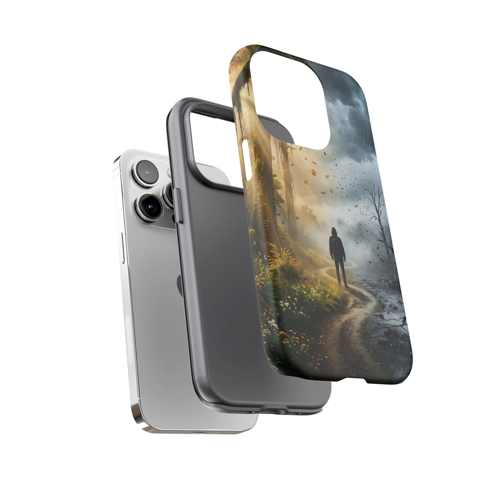 Contrasting Light/Dark Art - Phone Case