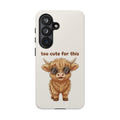 Highland Cow Phone Case — Too Cute for This Design