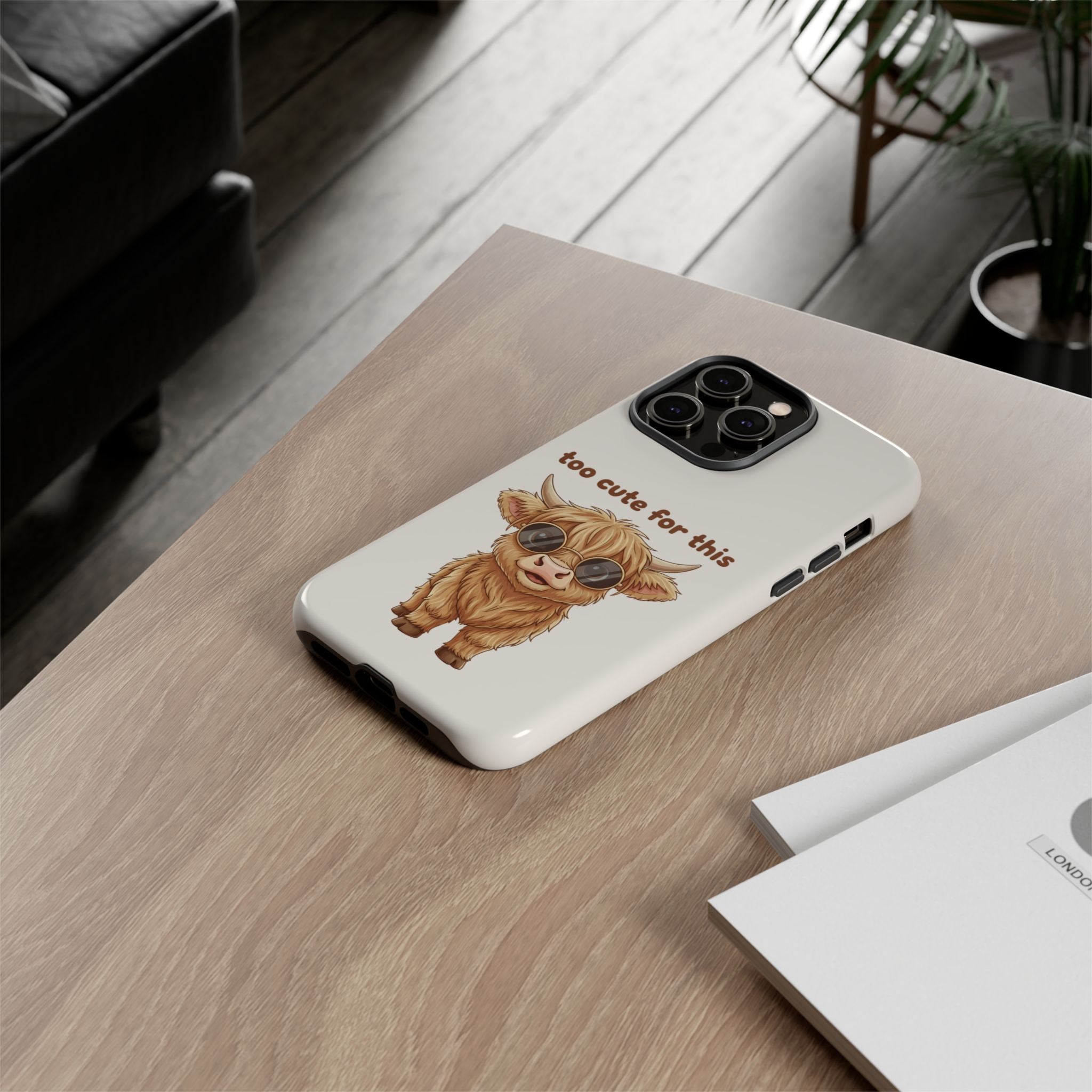 Highland Cow Phone Case — Too Cute for This Design