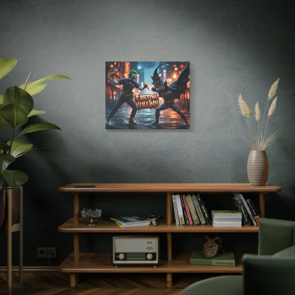 Action Scene “Name” Custom Canvas - Wall Art