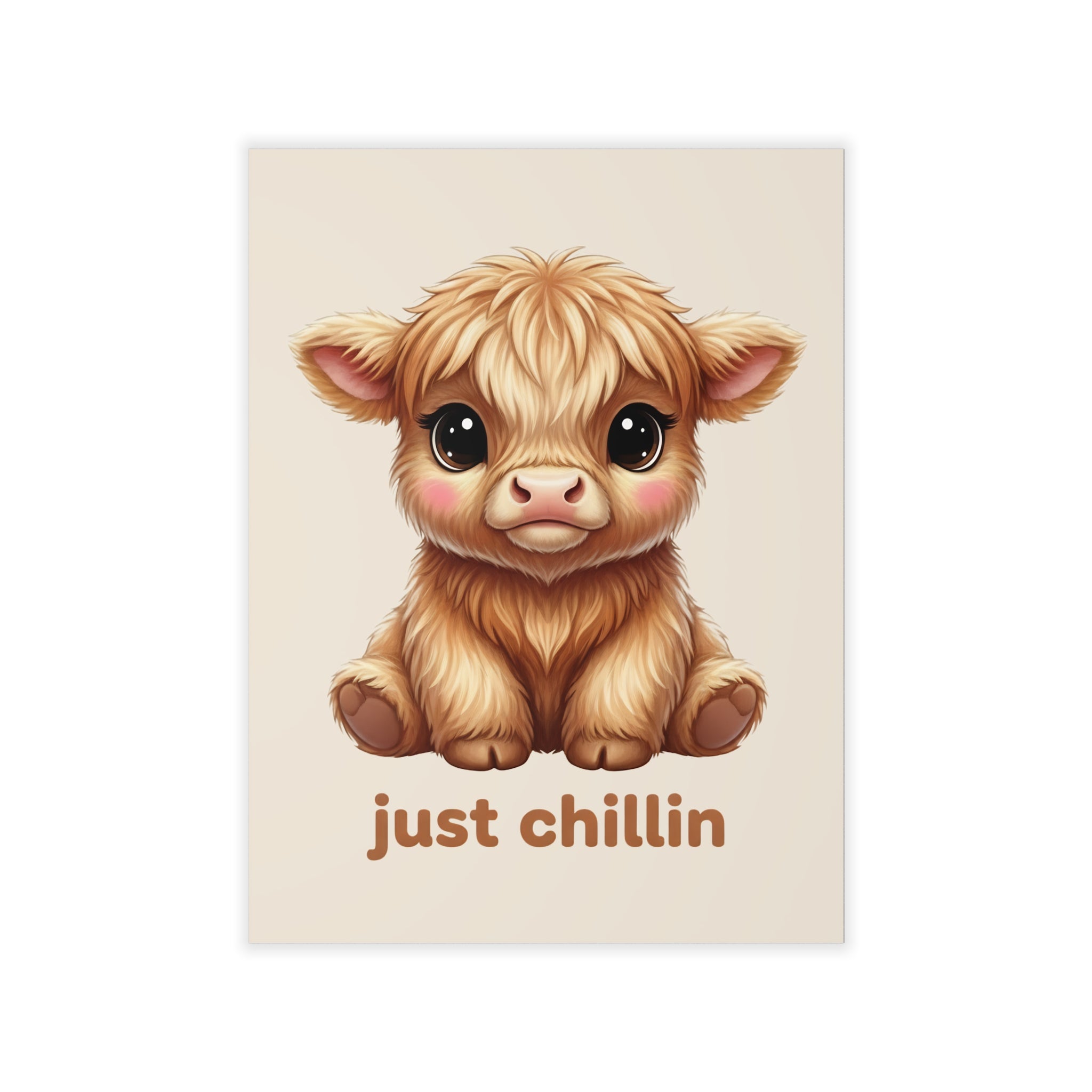 Highland Cow Wall Decal — Just Chillin Art