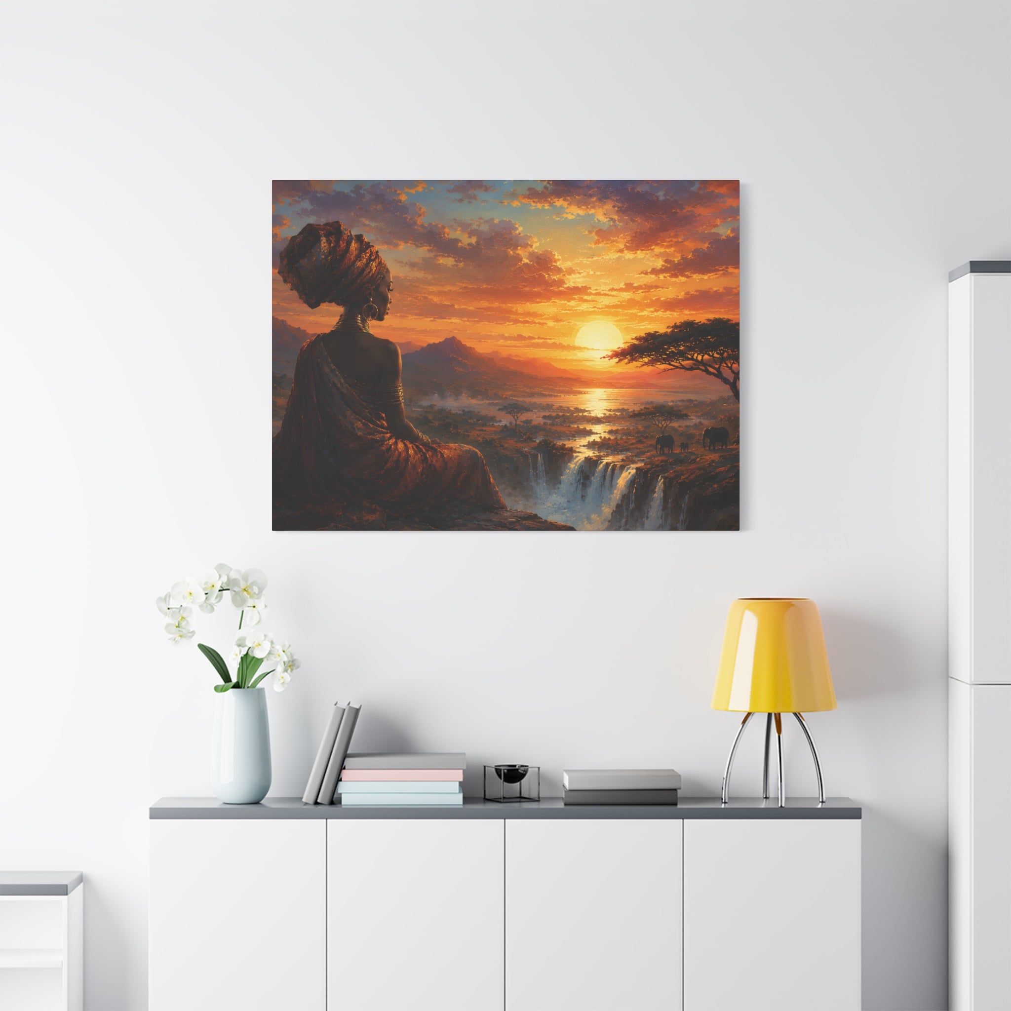 Nigeria Dream Landscape Matte Canvas