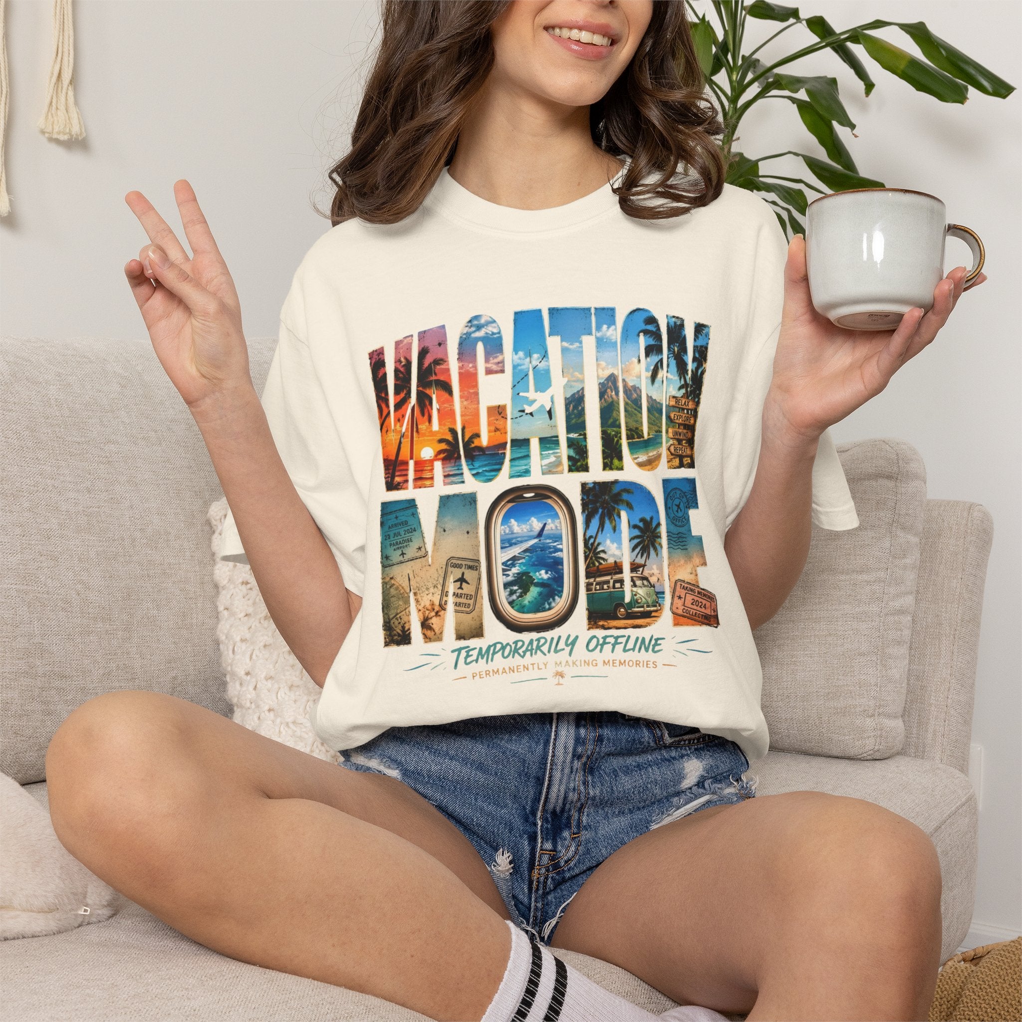 Vacation Mode Offline T‑Shirt — Fun & Relaxing