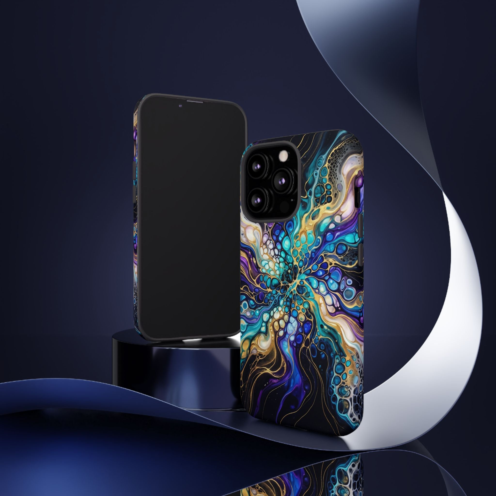 Liquid Cosmos Bloom - Phone Case