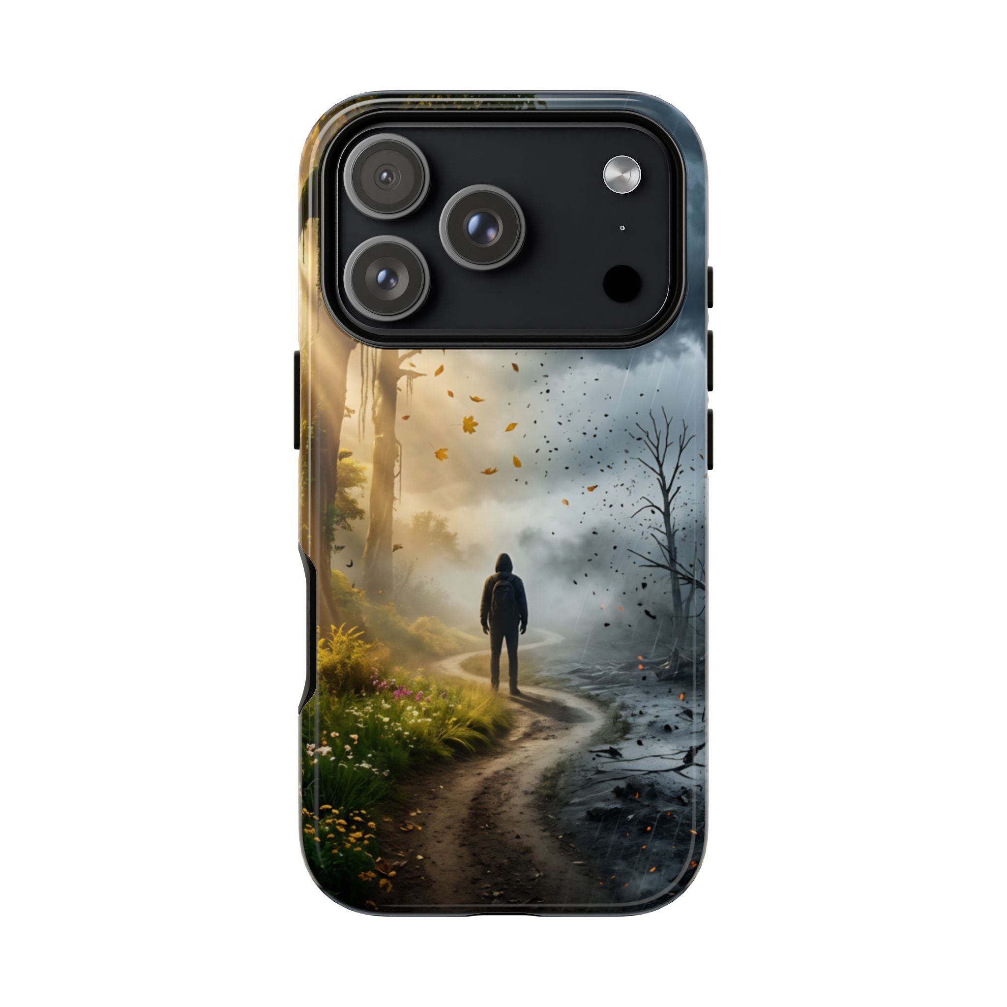 Contrasting Light/Dark Art - Phone Case