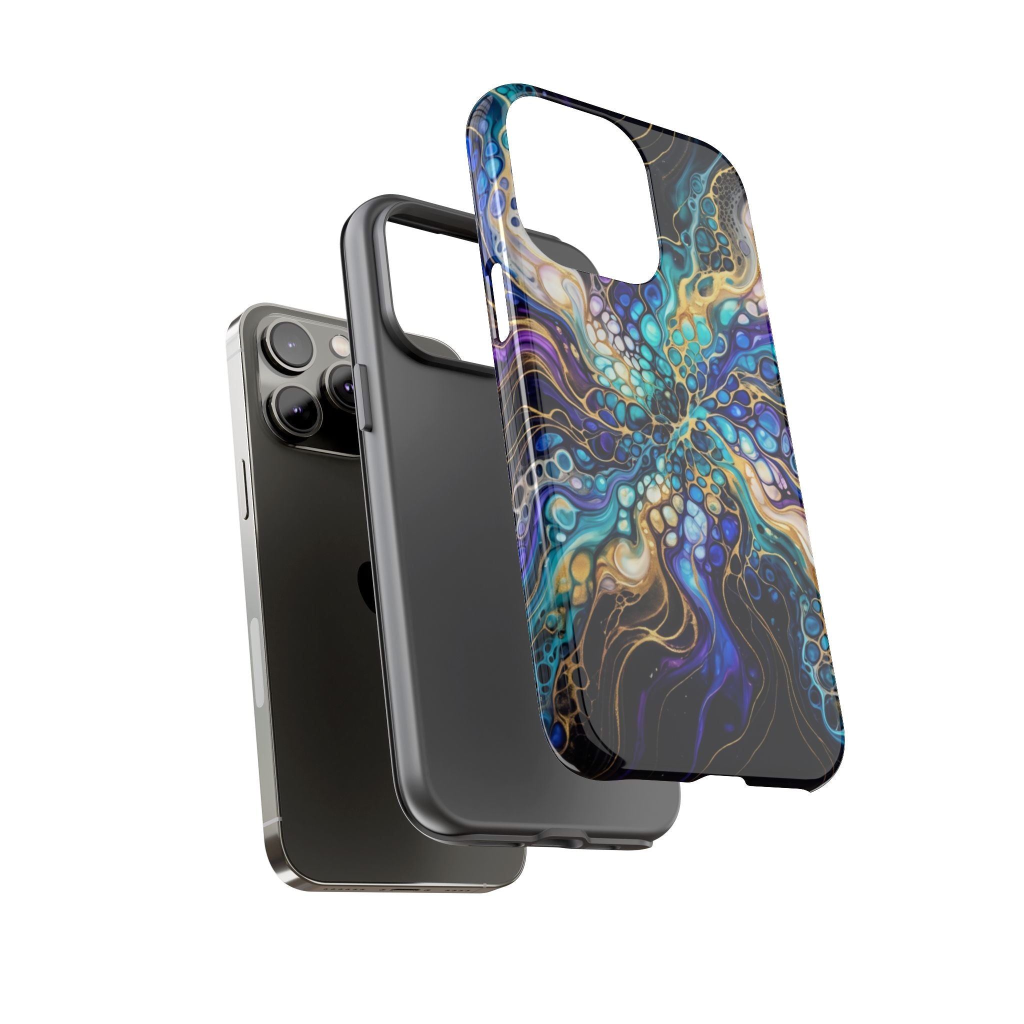 Liquid Cosmos Bloom - Phone Case