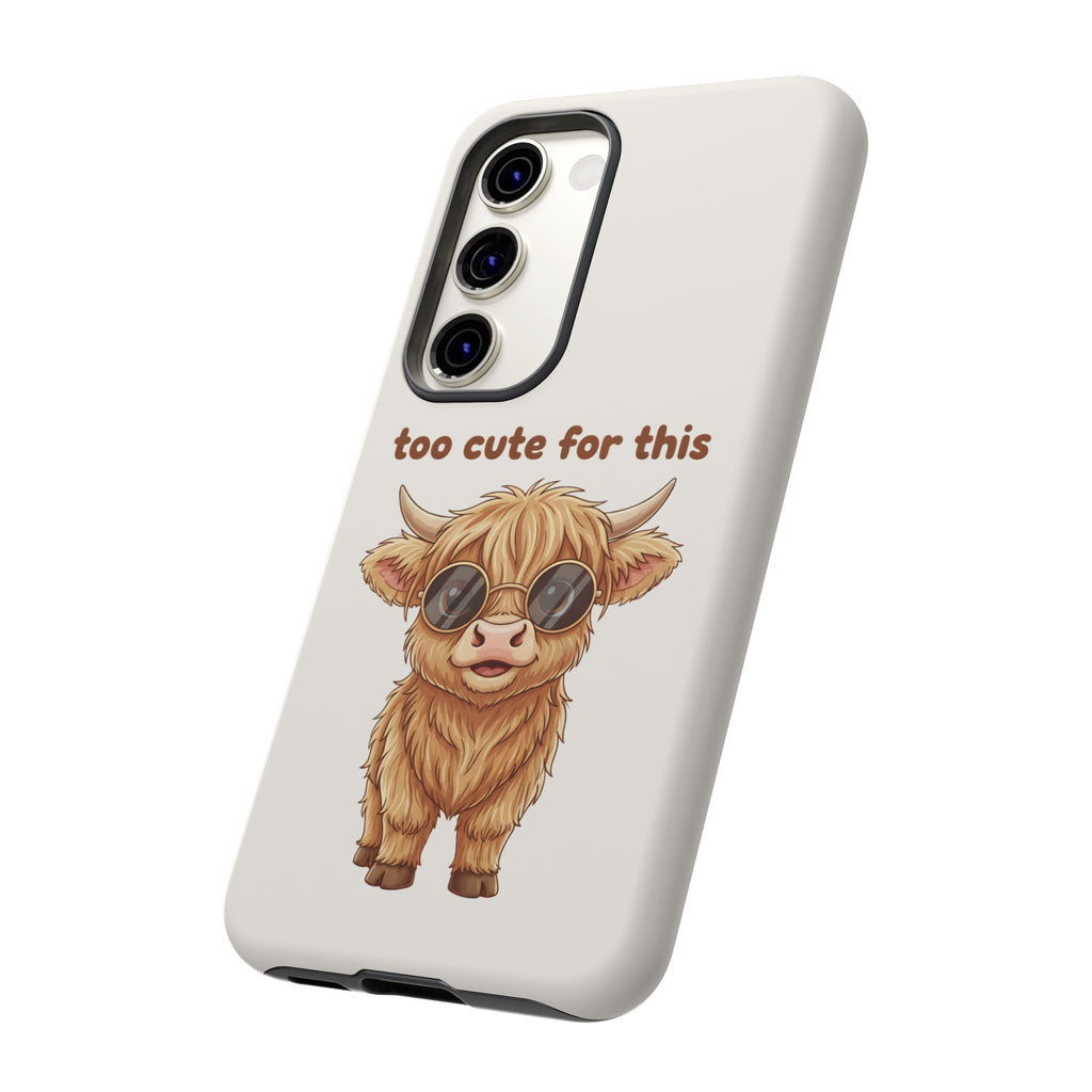 Highland Cow Phone Case — Too Cute for This Design