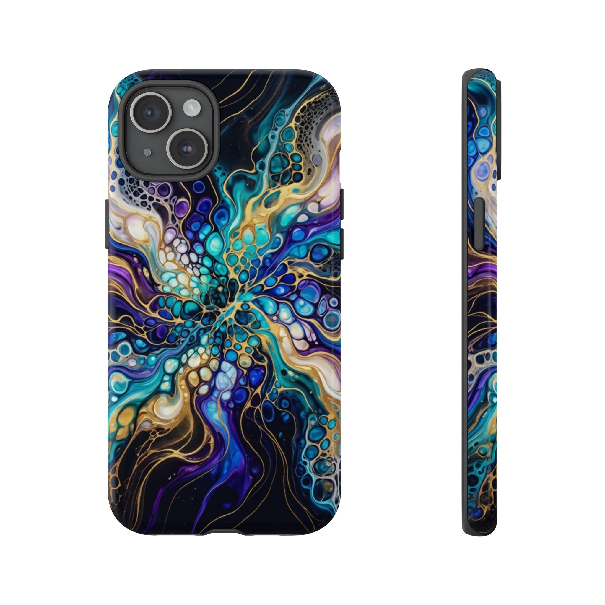 Liquid Cosmos Bloom - Phone Case