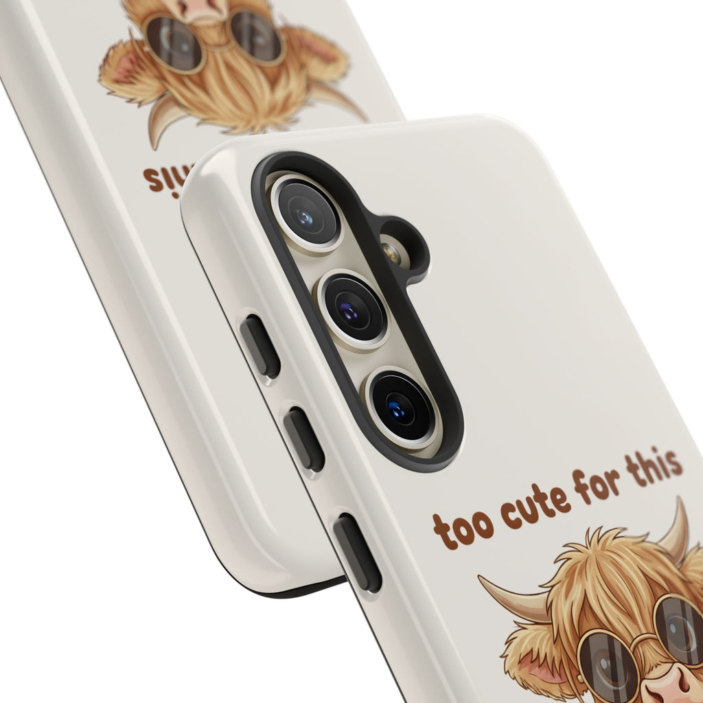 Highland Cow Phone Case — Too Cute for This Design